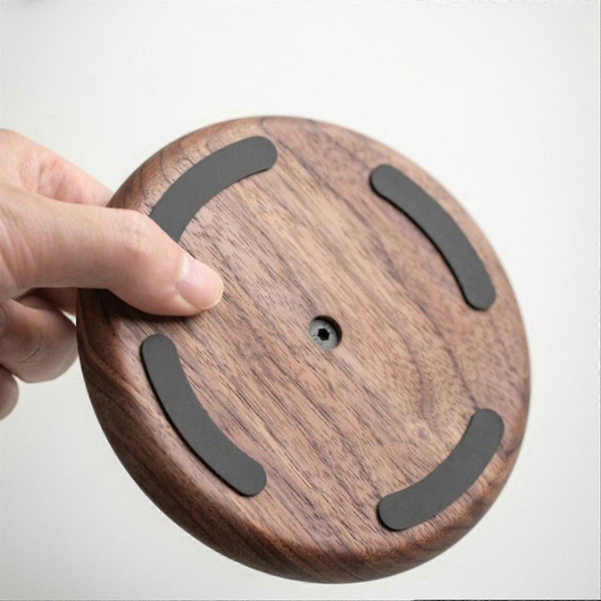 Headphone Stand Black Walnut Solid Wood Headphone Stand