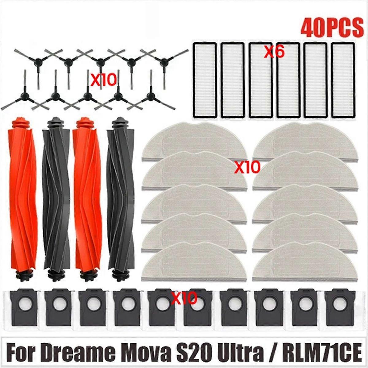 40PCS Replacement Accessories Kit for S20 Ultra / RLM71CE