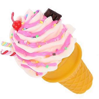 Fake Ice Cream Cone Model Simulated Ice Cream for Decor 4Pcs Toy Set