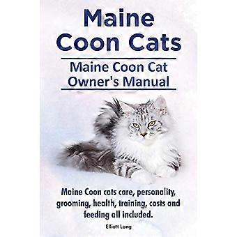 Maine Coon katte. Maine Coon Cat Brugervejledning. Maine Coon kattes pleje, personlighed, pleje, sundhed, træning, omkostninger og fodring alt sammen inkluderet.