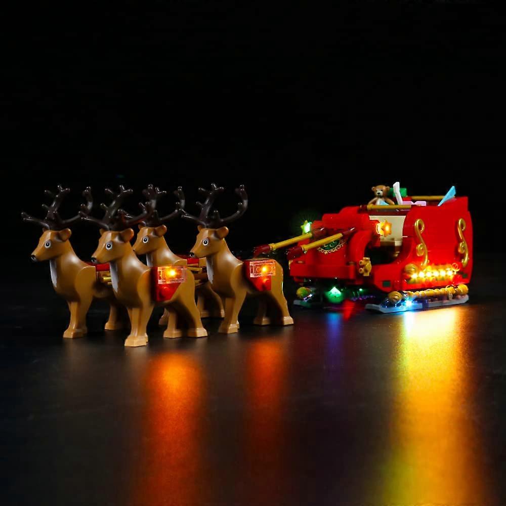 Light Kit for Santa's Sleigh 40499, Classic Style LED Lighting Kit Compatible with