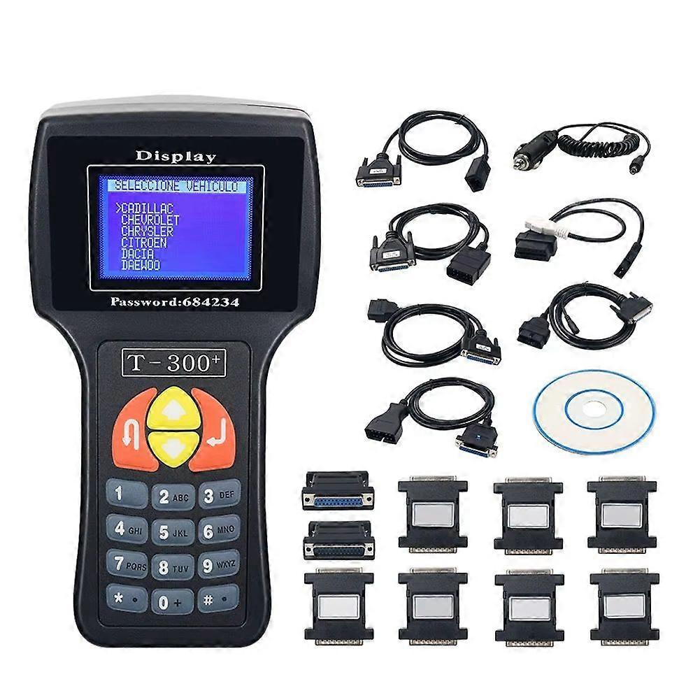 Programmateur de clés T300 Auto V23.9 - Outil de programmation de clés de voiture - Version anglaise noire