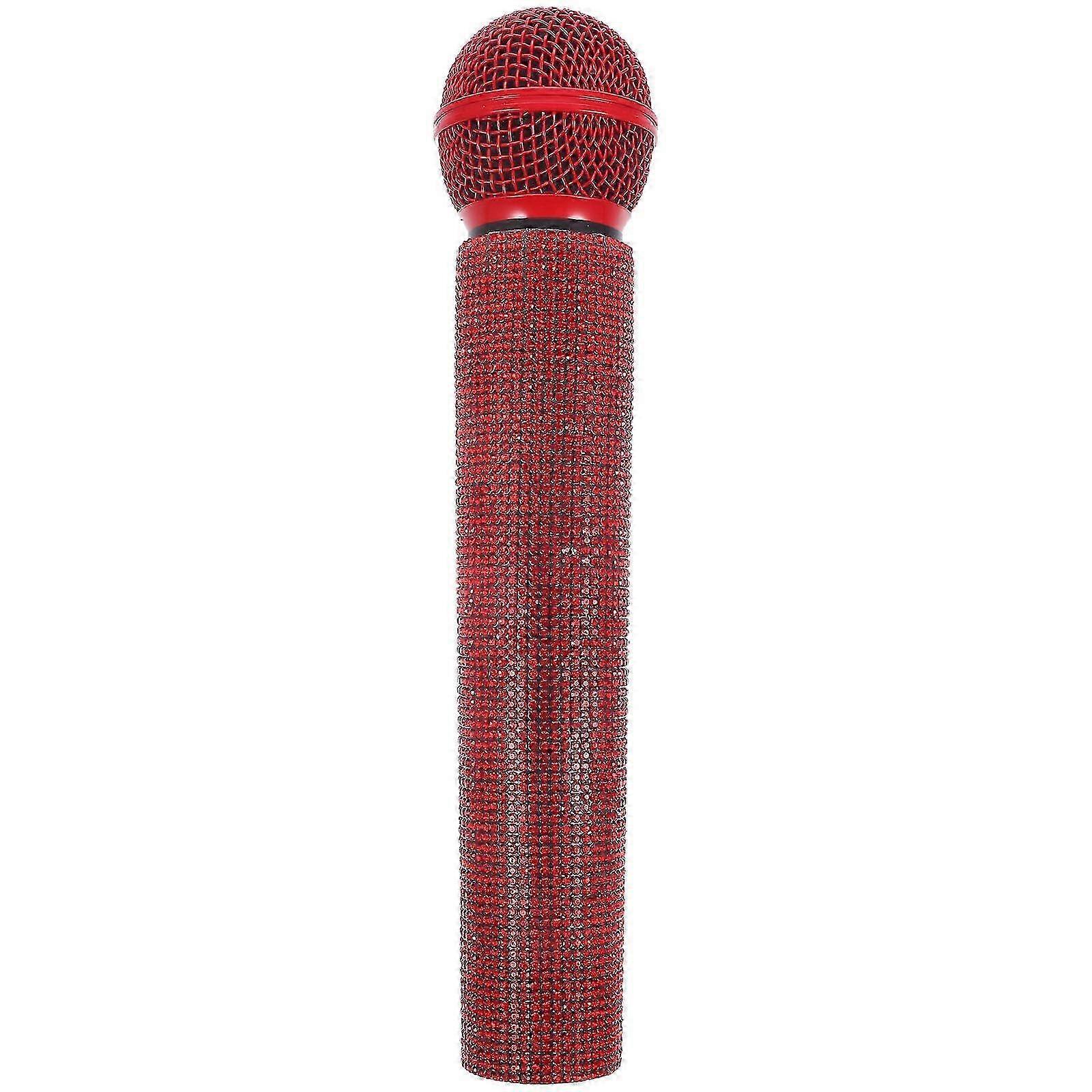 Handheld Alloy Simulation Microphone Prop For Stage Performance