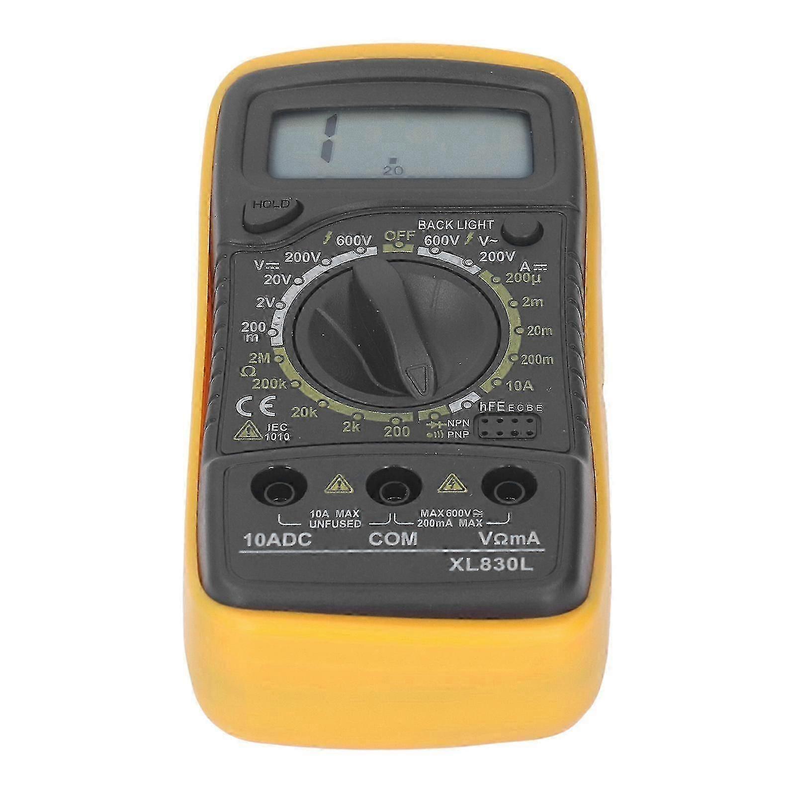 Digital Multimeter - High Accuracy Voltage Current Resistance Meter for Industrial Use cing