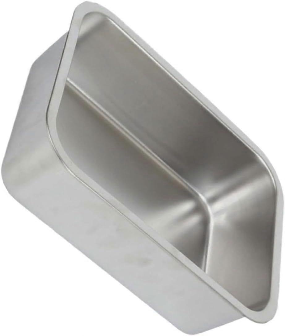 Rectangular Stainless Steel Tray, Rustproof, for Food Serving