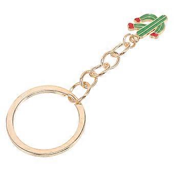 Cactus Shaped Keychains Small Gift for Key Holding Stylish Pendant