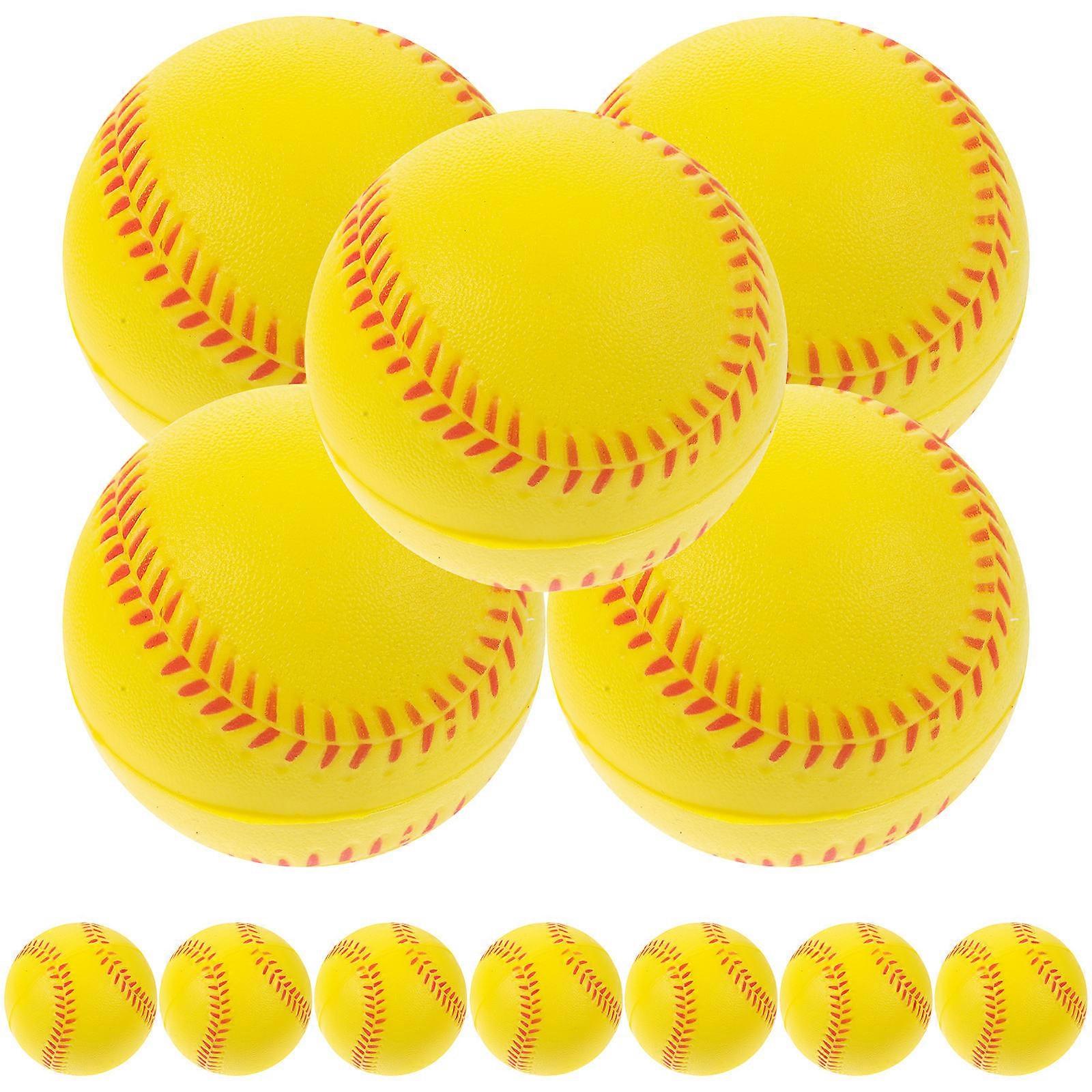 Soft Baseballs Training Baseballs for Practice 12Pcs Flexible PU Fidget Balls