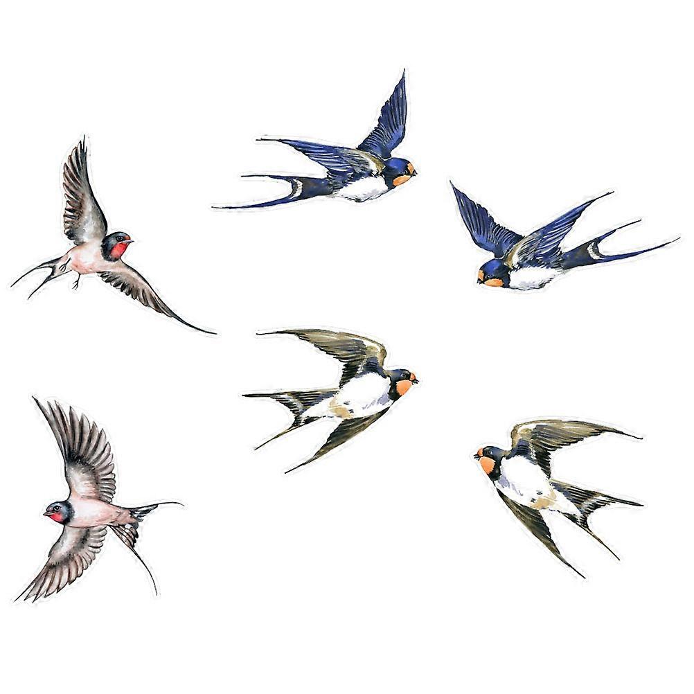 Static Cling Window Sticker Anti-Collision Bird 1Set