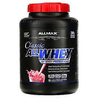 ALLMAX, CLASSIC ALLWHEY®, 100% Whey Protein Source, Strawberry, 5 lbs (2.27 kg)