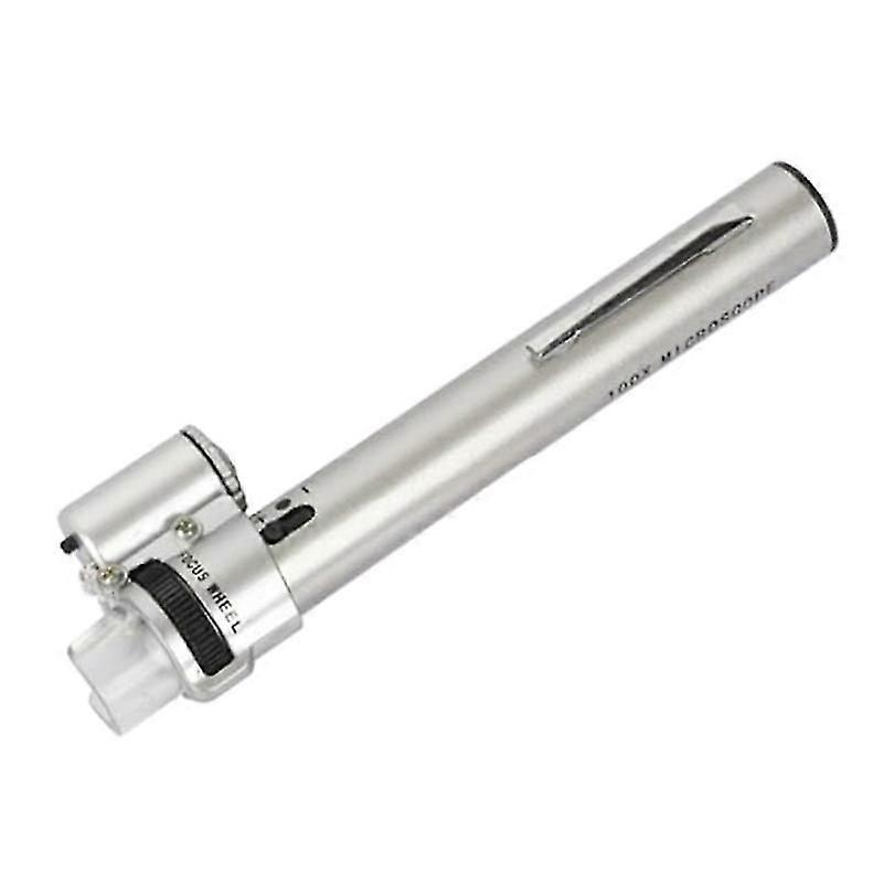 Pen Microscope Mini Magnifier Professional Pocket Microscope 100X Portable