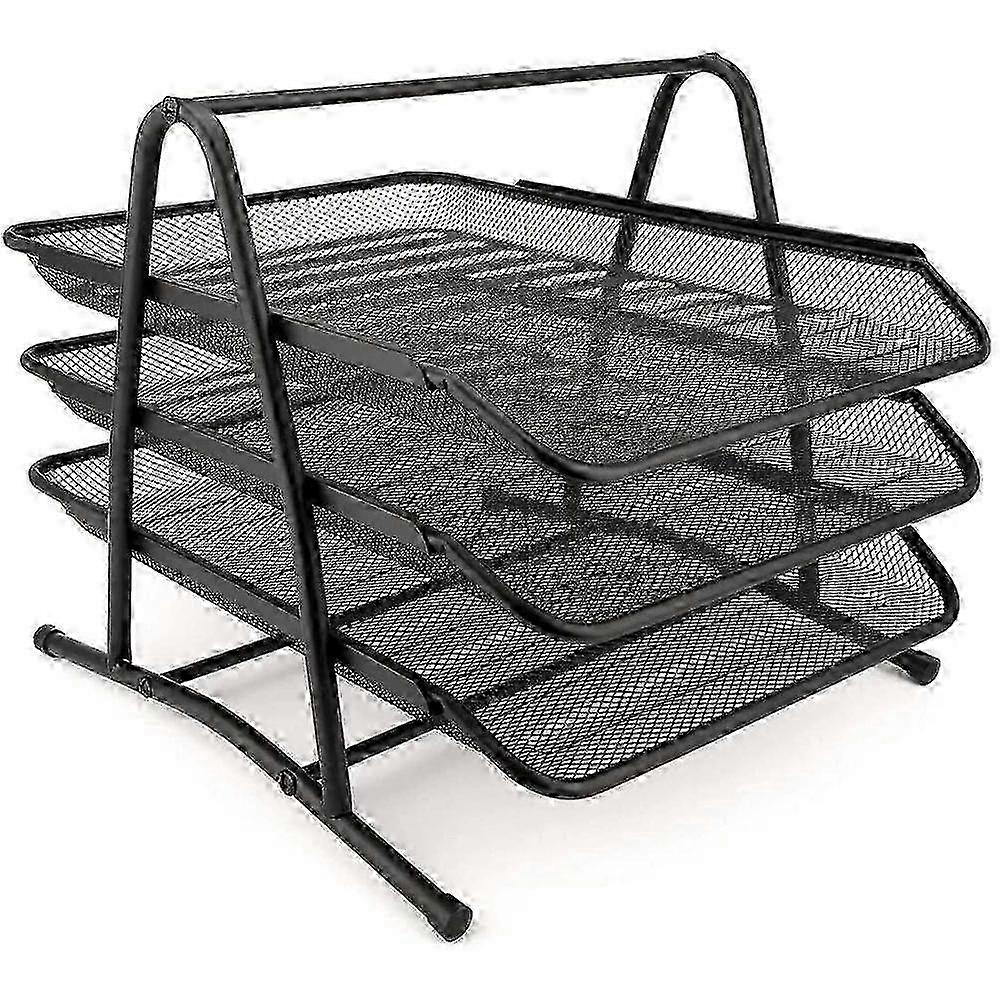 2025 Mesh Desk Tray For Easy Access To Your Documents, Versatile Functionality Suits Various Workspaces, Optimal Dimensions Accommodate A4 Papers And