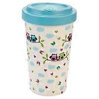 Blue Owls Bamboo Mug 500 ml