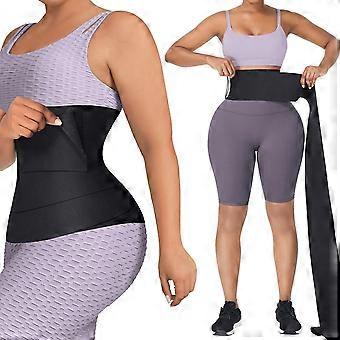 Women's Waist Trainer Sauna Trimmer Belt Tummy Wrap - Plus Size - Slimming & Shaping