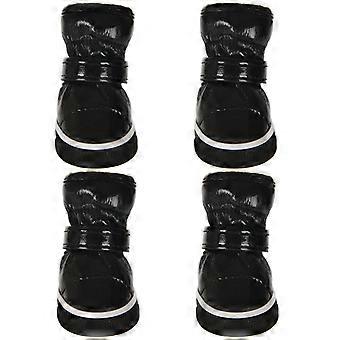 Winter Dog Shoes compatible with Small Medium Dogs Cats Waterproof Non-slip Puppy Snow Boots Fleece Warm Chihuahua French Bulldog Pet Shoes