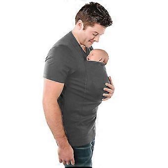 Kangaroo Dad T-shirts voor heren Babydrager T-shirt