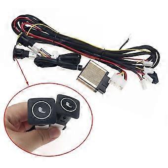 12V 2 Sitze 4 Pads 3 Stufen Schalter Kohlefaser Auto LKW Heizung Heizung Sitzpolster Winter Wärmer Sitzbezüge Universal