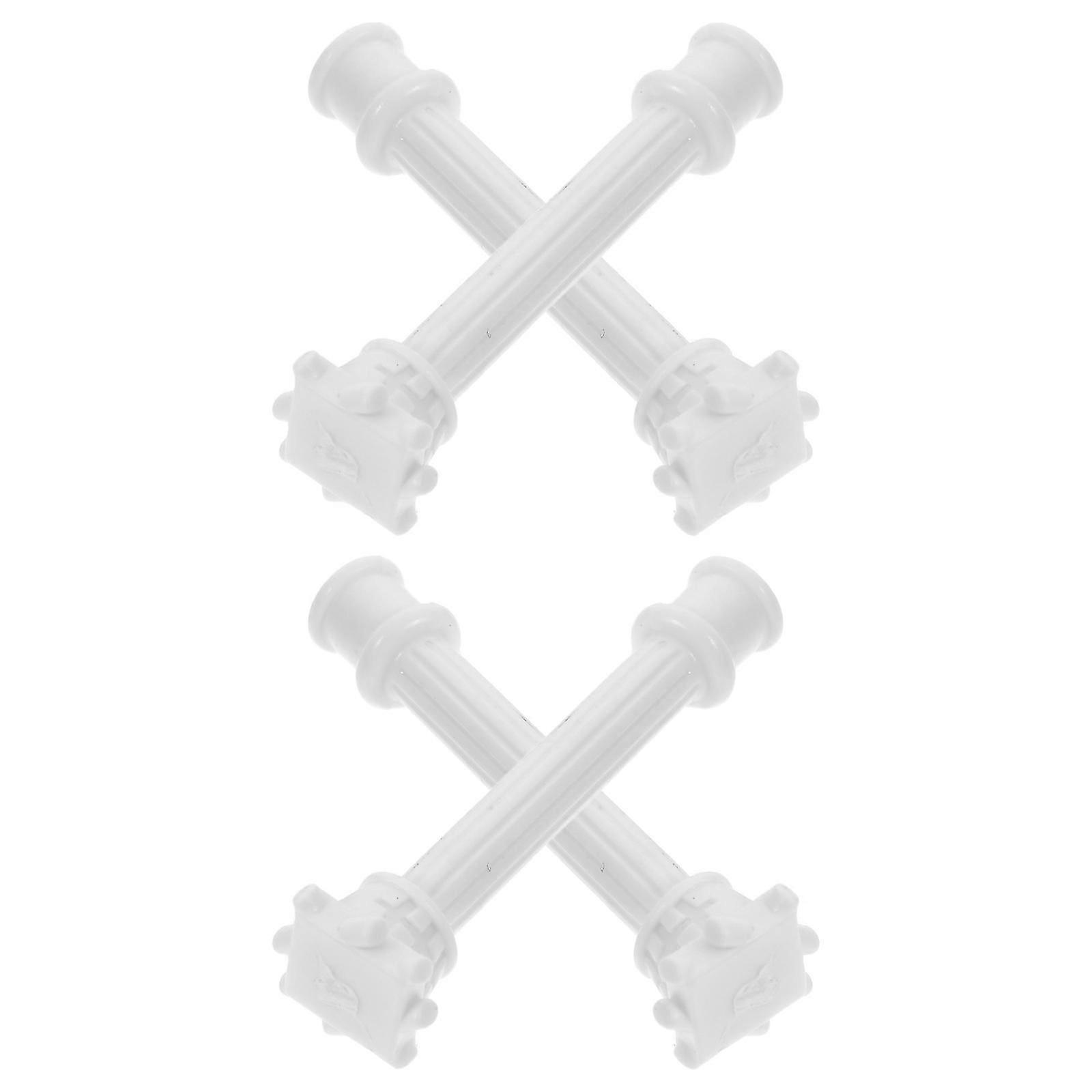 Mini Roman Column Models, 4Pcs Plastic Pillars for DIY Micro Landscape Craft