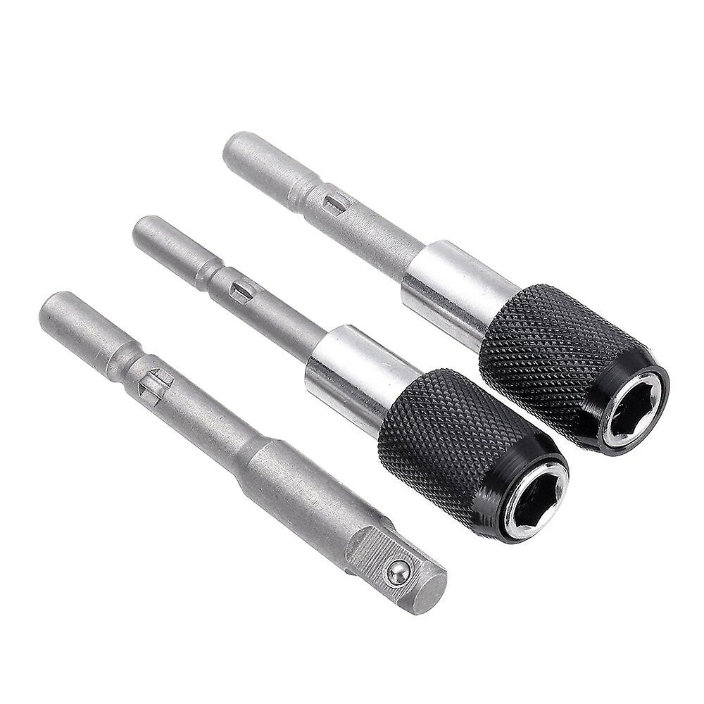 Electric Screw Rod 801/802 Batch Head Socket Rod Electric Screwdriver Netic Self-locking Adapter Rod Electric Bit Change Wind Bit Socket Extension