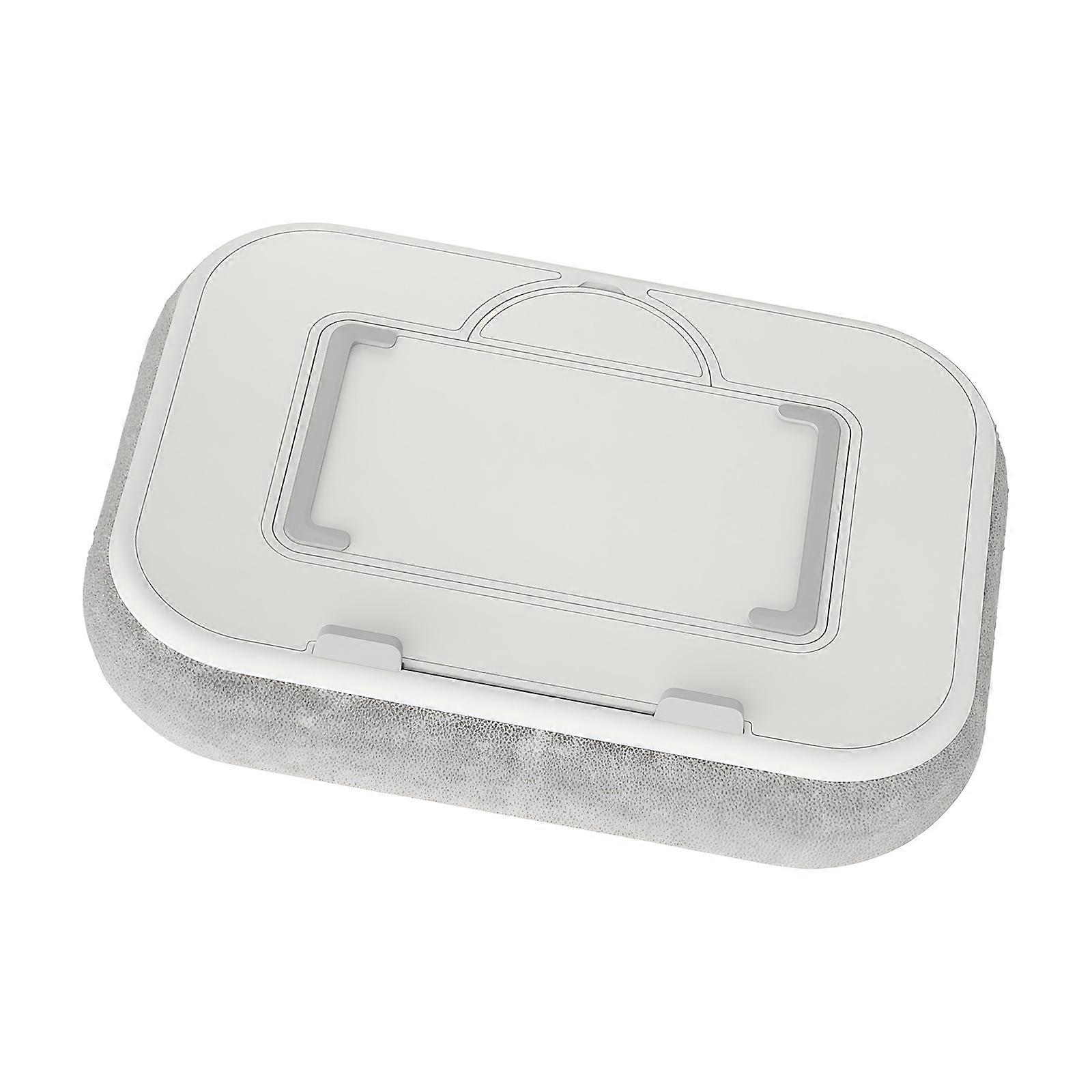Multifunctional Notebook Stand With Storage Space And Comfortable Padding For Long Time Use  White