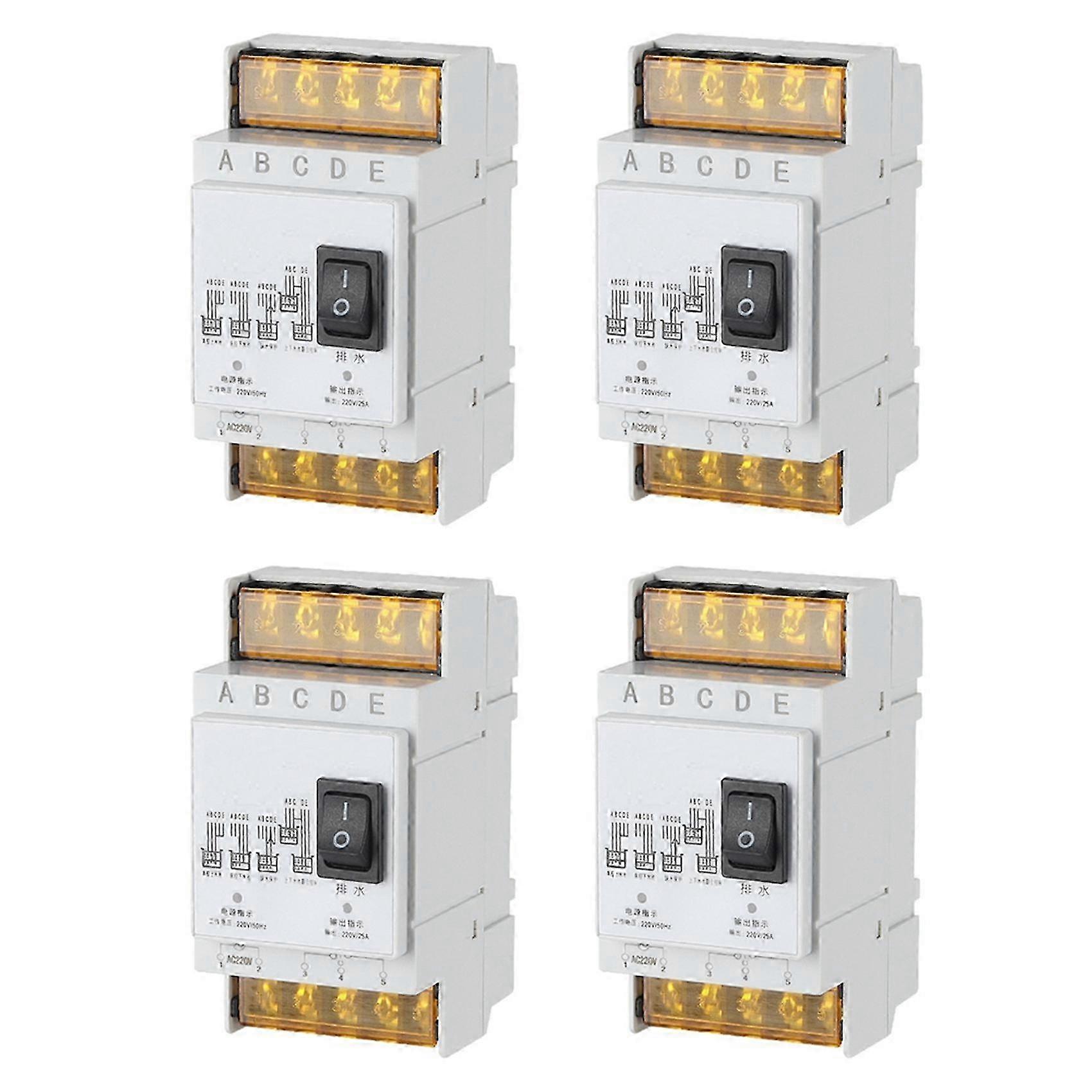 4X Fully Automatic Water Level Controller Switch 25A 220V Water Tank Liquid Level Detection Sensor A