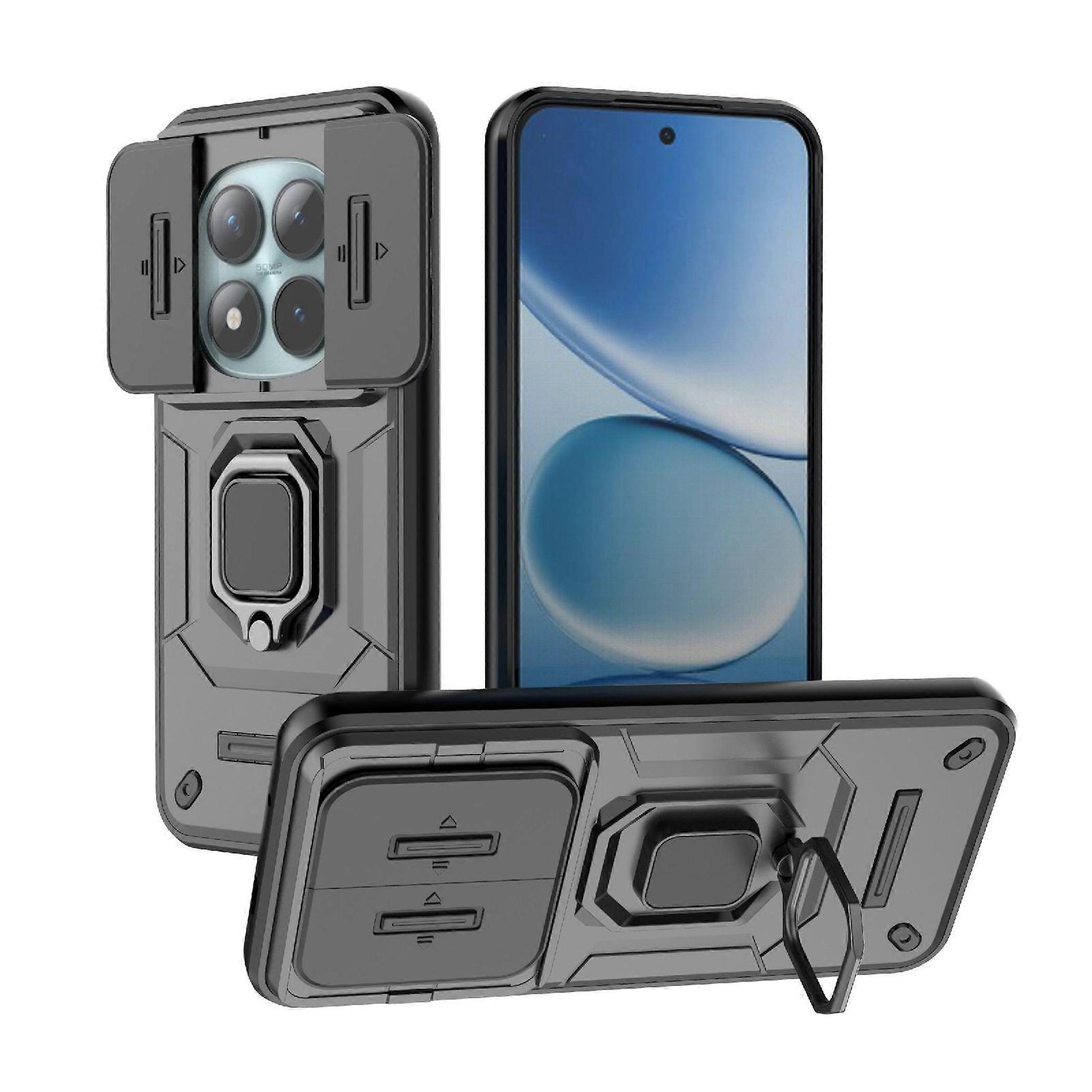 Camshield Case for Xiaomi Redmi Note 15 Pro Plus 5G Sliding Camera Ring Black