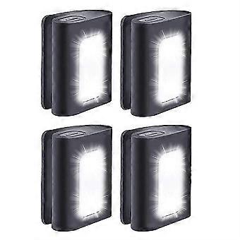 Paquete de 4 luces LED para correr, recargables por USB, con clip para corredores y corredores, para aventuras al aire libre.