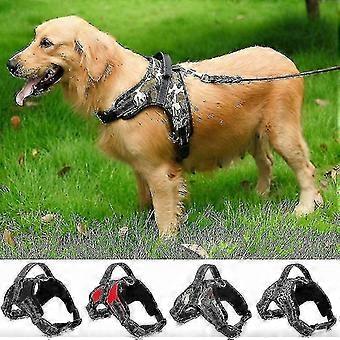 Pet Dog Leash Traction Chest Harness Drag Explosion-proof Black-s Aespa