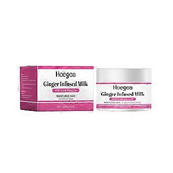 Ingwermilch Reparierende, feuchtigkeitsspendende Haarmaske beugt Trockenheit und Frizz vor und sorgt für einen glatten, glänzenden, reparierenden und glättenden Conditioner