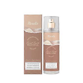 Roxelis caramel body fragrance spray caramel sweet fragrance light fragrance lasting body fragrance spray