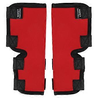 Ginocchiere elastiche per cani, supporto per zampe, protezione per ferite e recupero, fascia per articolazioni del ginocchio, rosso XL