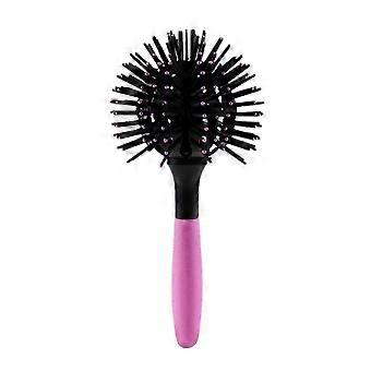 3d Bomb Curl Hairbrush Styling Salon Round Hair Curling Curler Comb Hair Tool 2025