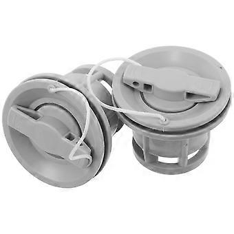 Inflatable Boat 2-Pack Light Grey PVC with Double Seal Valve compatible with Inflation