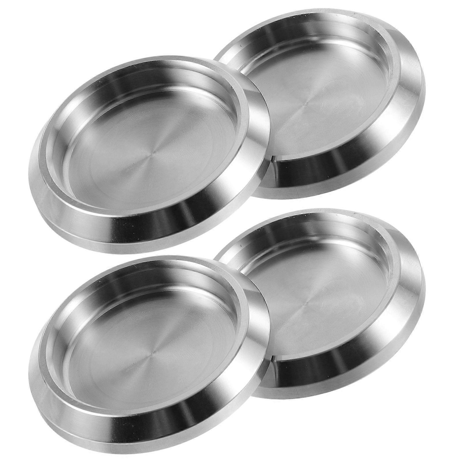 2pcs Shower Door Knobs Stainless Steel Interior Door Handle Circular Pull Handles