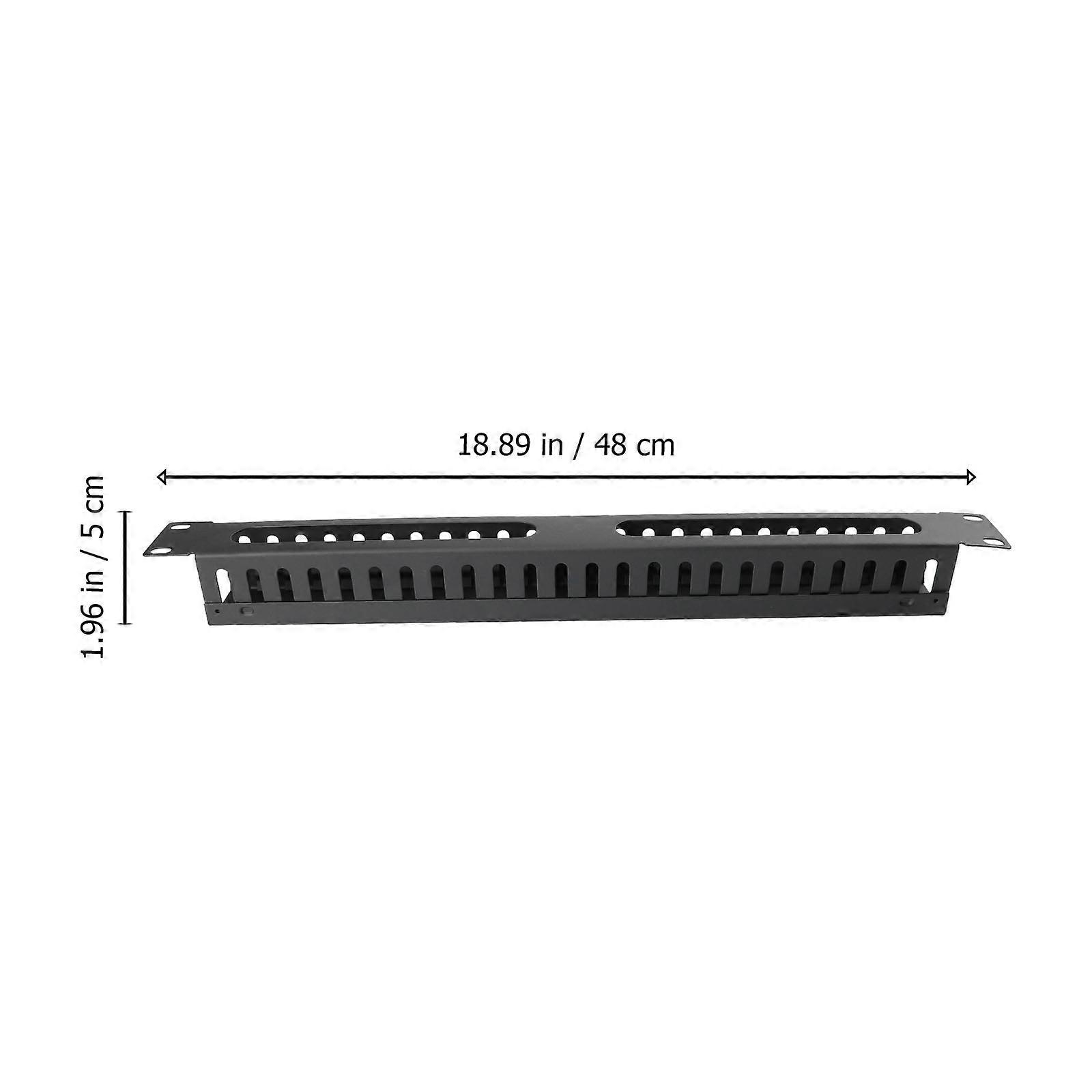 1pc Rack Mount Cable Cable Cable Cable Organizer Cable Raceway Rack Rack
