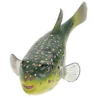 Statuetta di pesce palla, animale marino, in plastica, giocattolo educativo, 1 pezzo, 10 cm, ornamento decorativo
