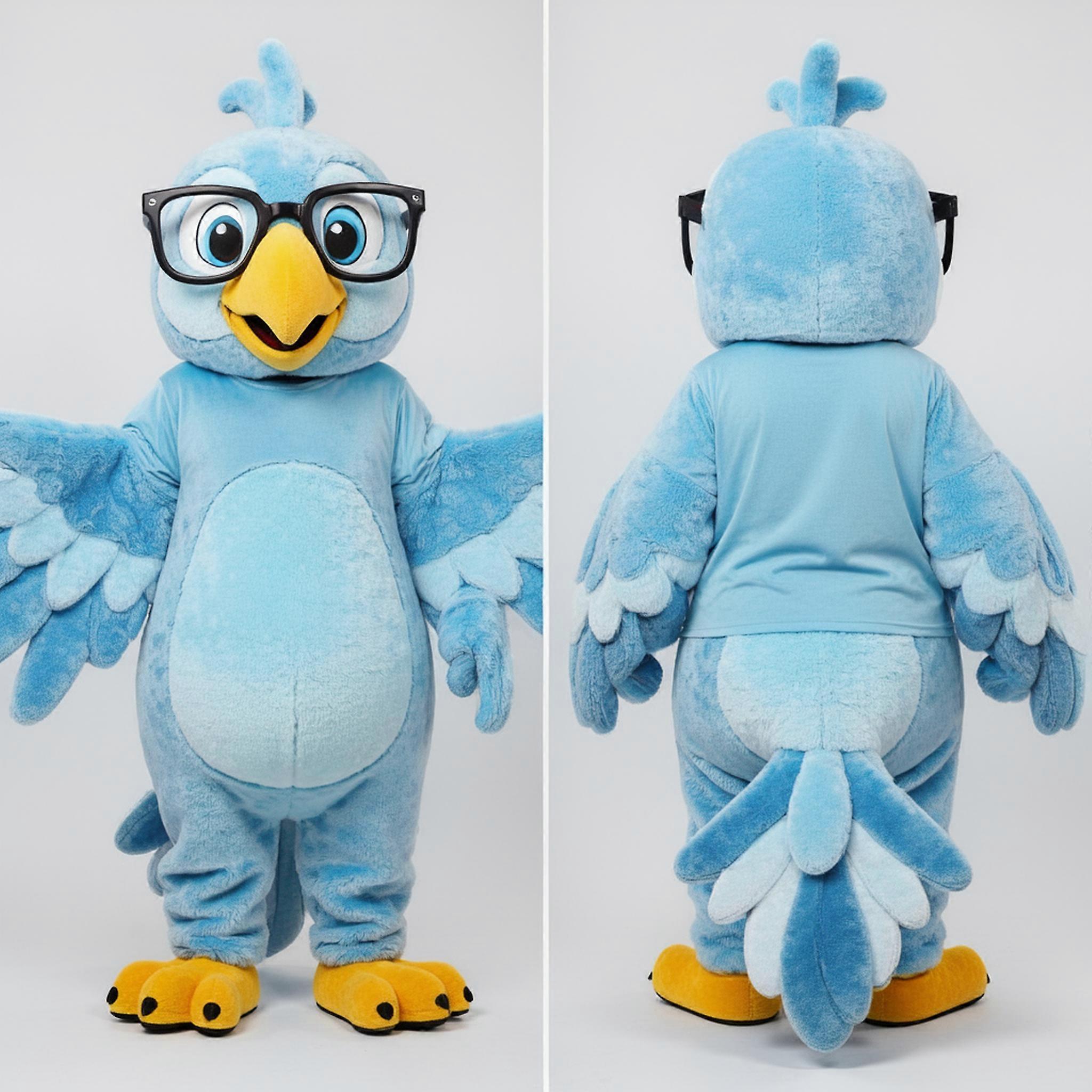 MASTICOT Sky Blue Playful Aglet Mascot