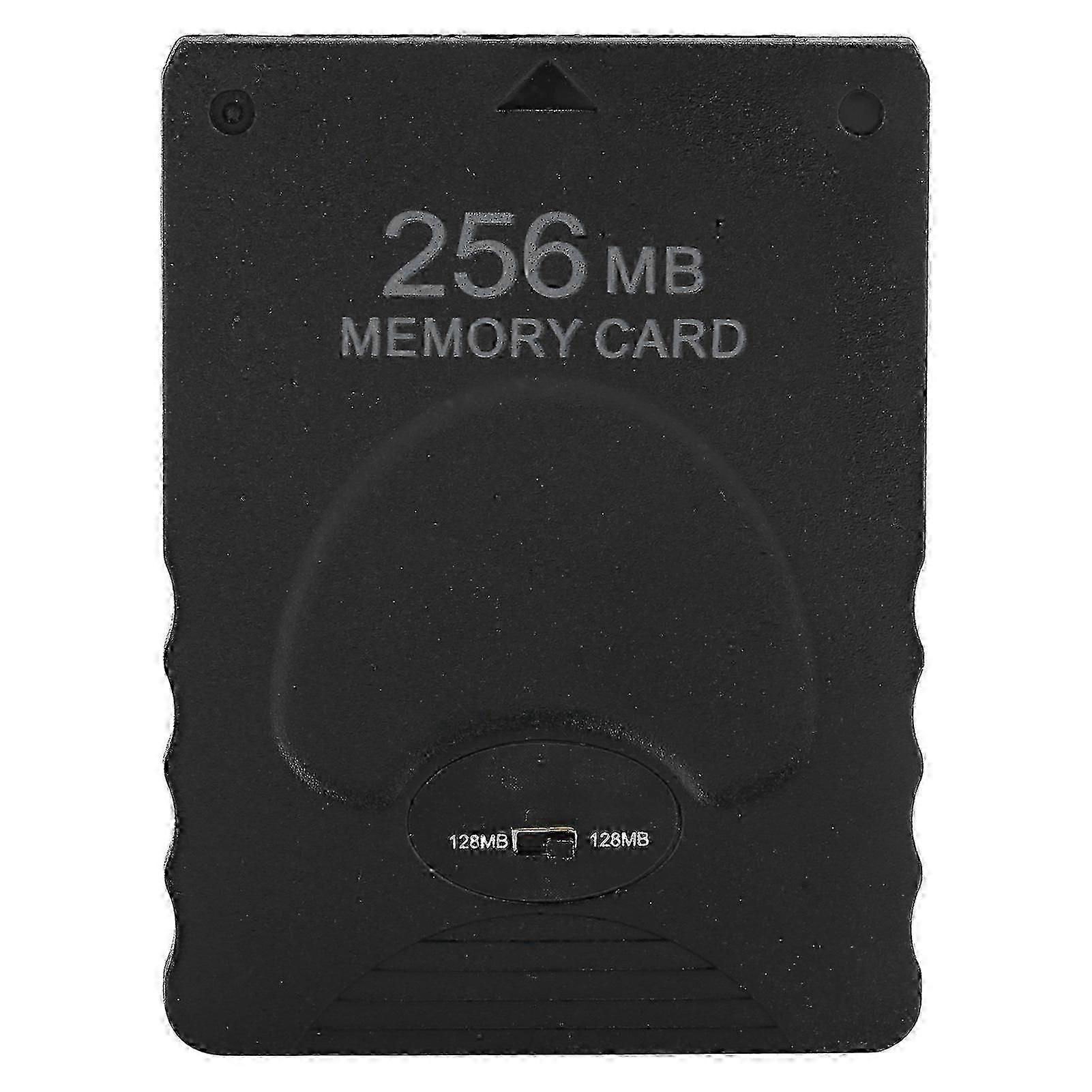 256MB Memory Card for PS2 Models Fast Data Transfer Rate Gaming Storage