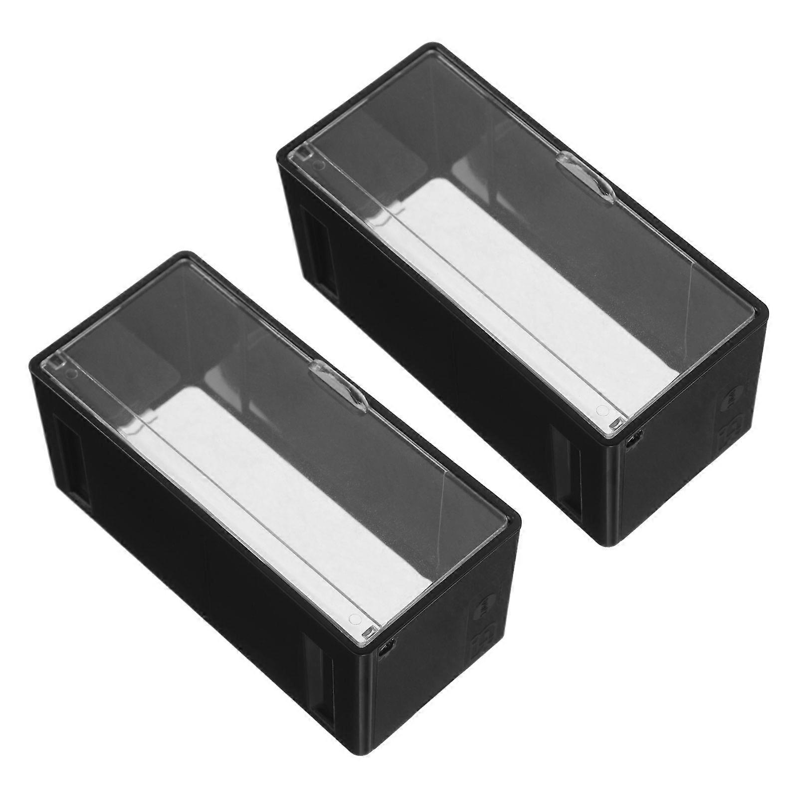 Car Model Display Case for Storage 2Pcs Stackable Automotive Organizer