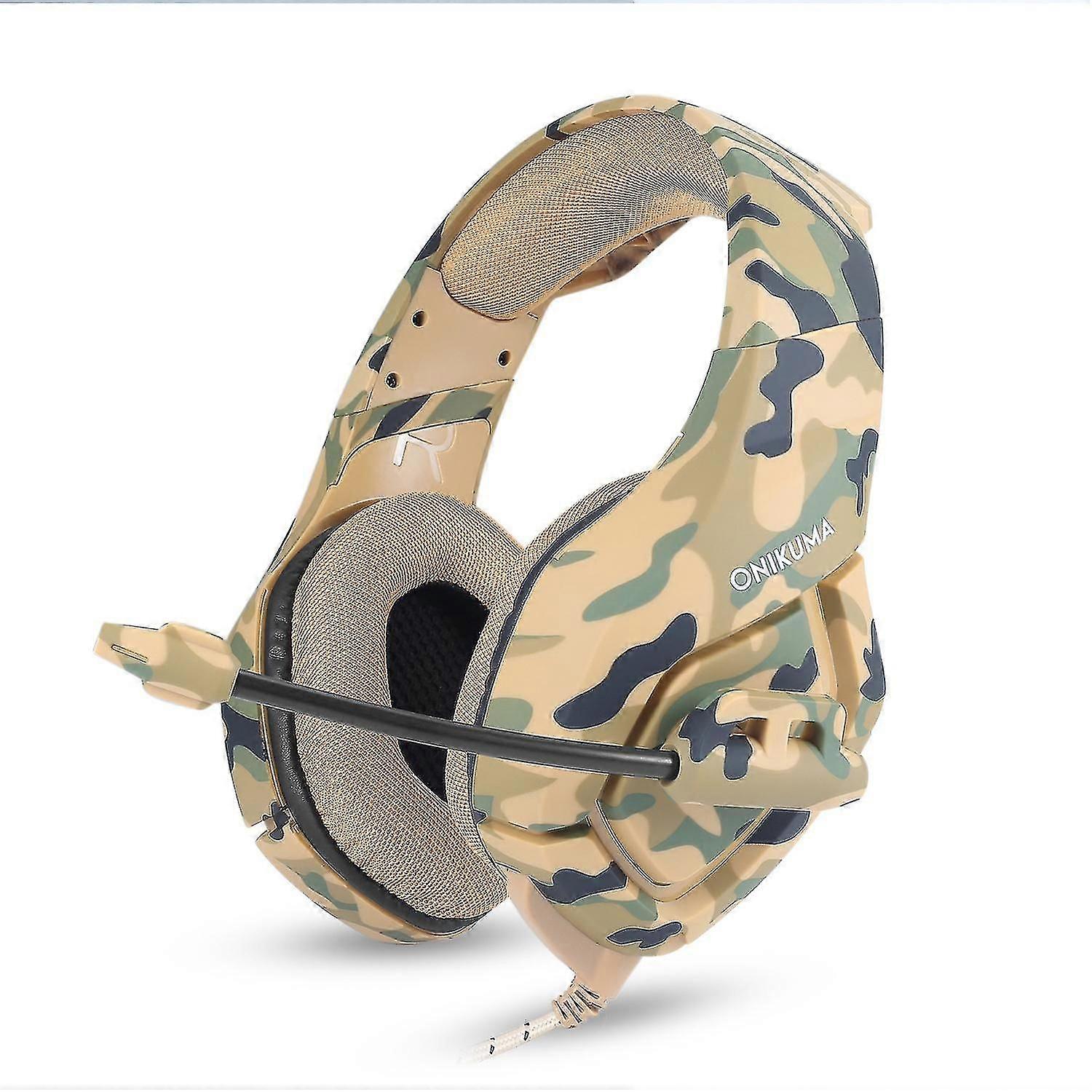 Camouflage Gaming Stereo Headset