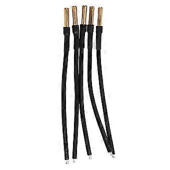 5PCS 14AWG Silicone Wire with 4.0mm Banana Plug Male Connector ESC Motor Extension Cable for RC Car Boat Drone