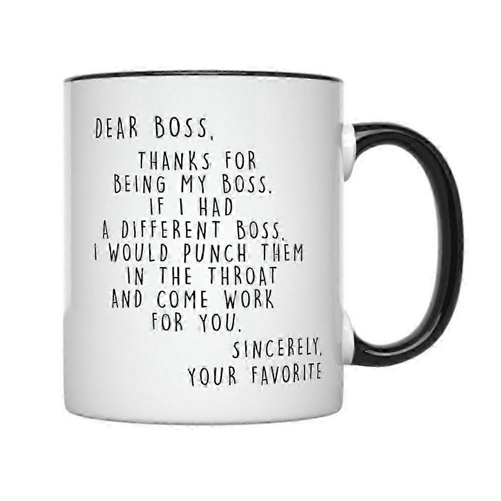 Name-Printed Ceramic Boss Gift