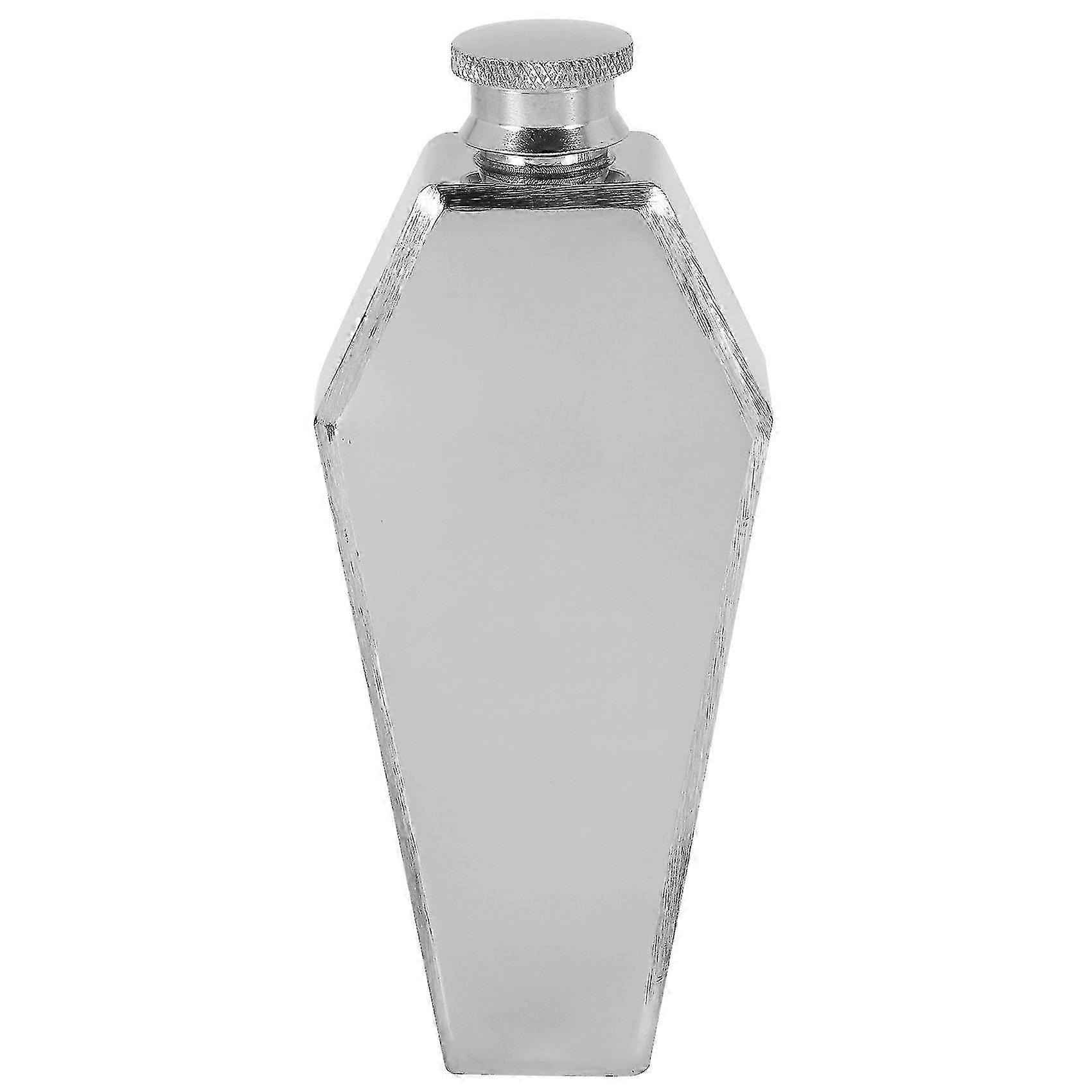 Stainless Coffin Flask 100ml Compact Design