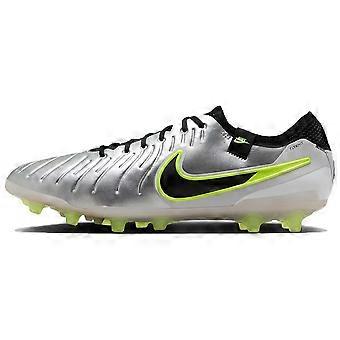 Nike Legend 10 Elite AG Pro AG Fußballschuhe für Kunstrasen, rutschfest und abriebfest, Herren, Silber/Schwarz, DV4330-001