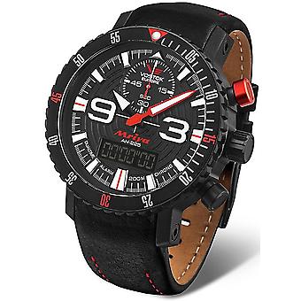 Vostok europe an-225 mriya Analog/Digital Quartz Man Watch with Cowhide Bracelet 9516/5554250
