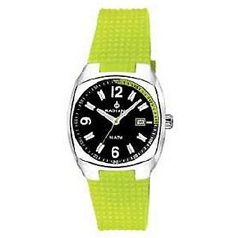 Nouvelle montre radiante Quartz Analog Woman Watch avec bracelet en caoutchouc RA10002