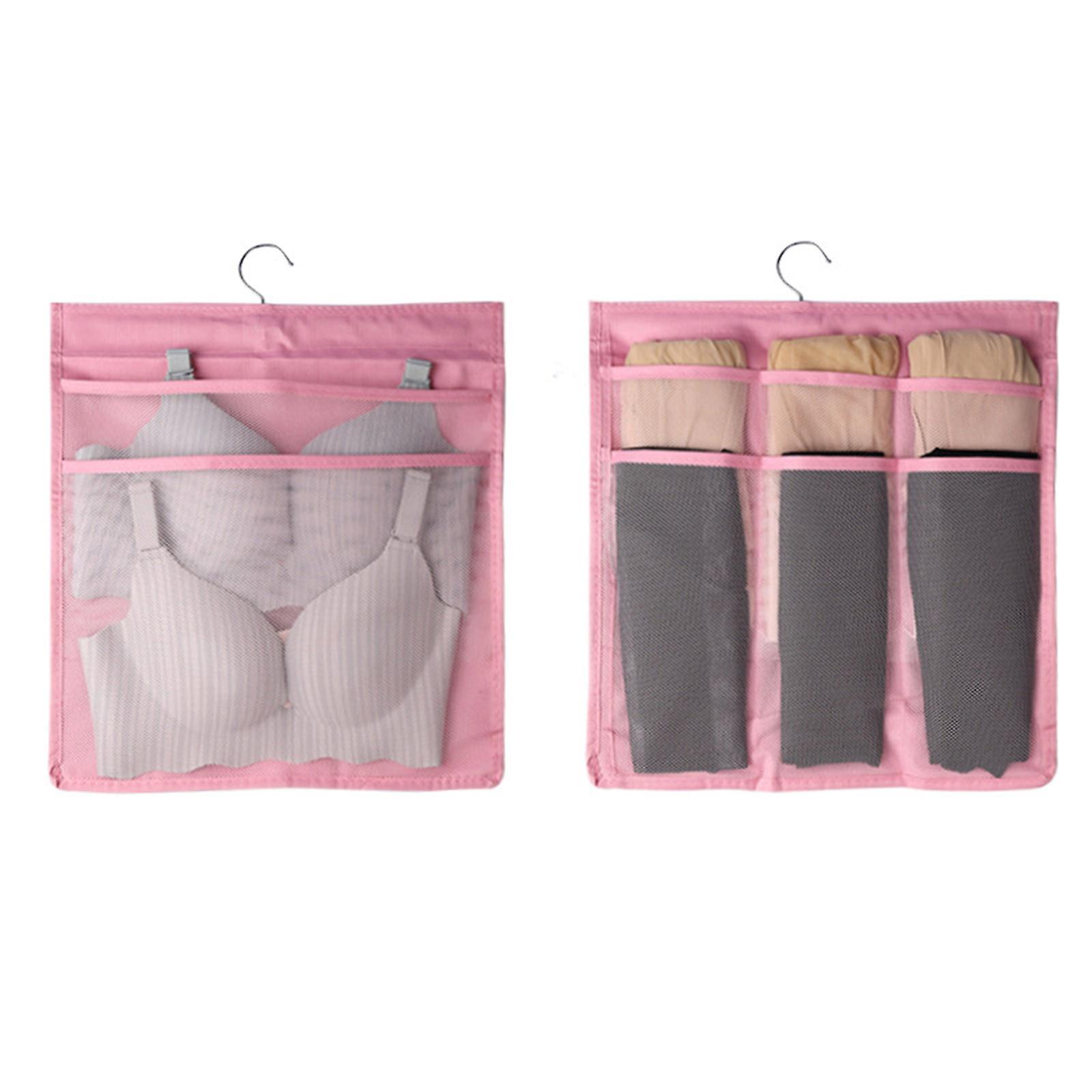 Biancheria intima appesa a doppio lato Organizer Mutande appese Reggiseno Calze Borsa di stoccaggio