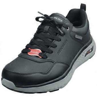 Skechers Arch Fit Crosser Waterproof Mens Casual Trainers in Black