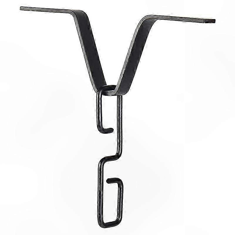 Black V-S Hook Rain Chain Adapter