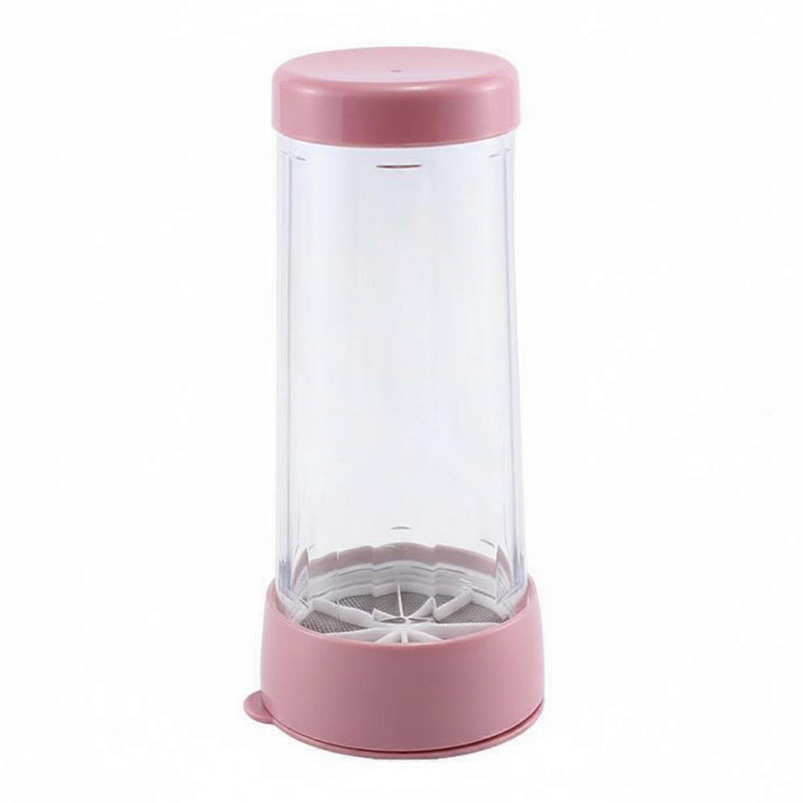 Handheld Flour Sifter Single-Hand Rotating Flour Sieve Labor-Saving