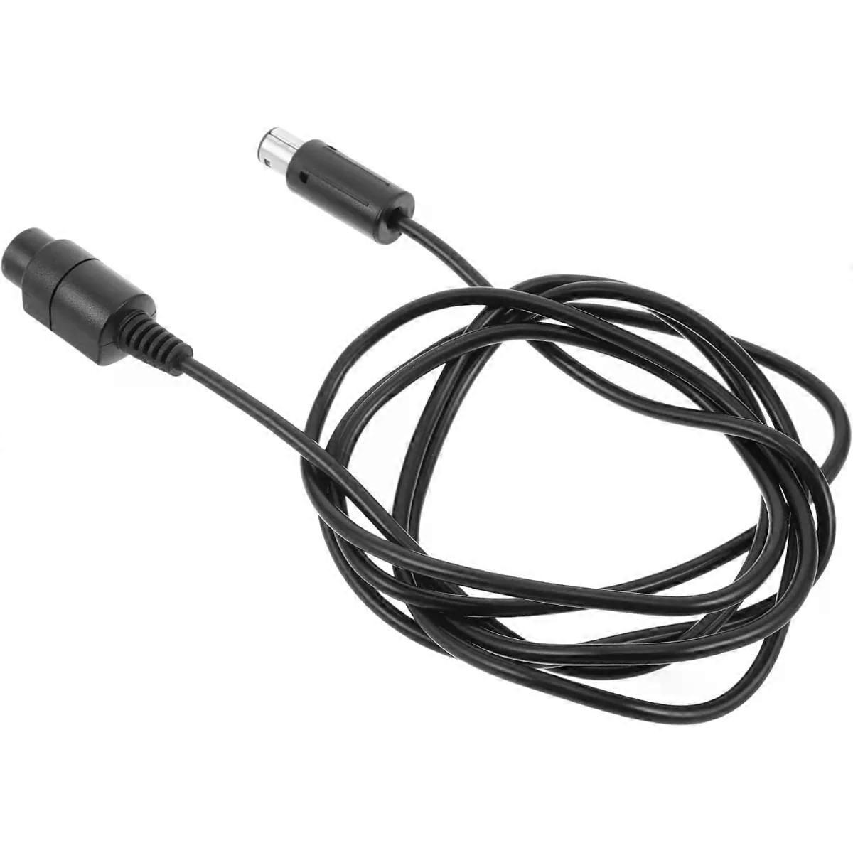 Extension Cable, Black PVC Cord Extender for Console Gaming
